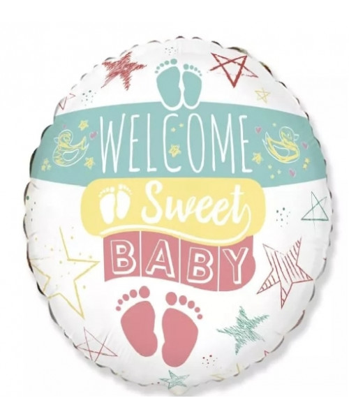 Шар "Welcome baby"